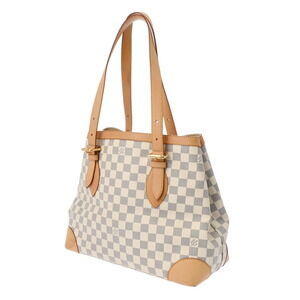 Louis Vuitton Bag Azur Tote Canvas White Hampstead Damier
